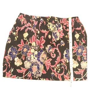 Just Fab floral skirt size XL NWT